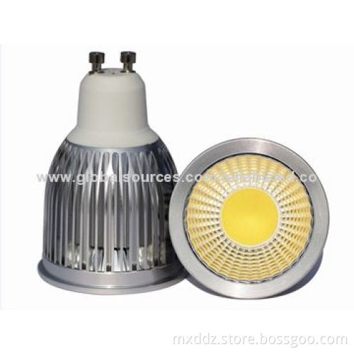 5W COB MR16/GU10/E27 Epistar Chip Warm Cool White 550-600lm High-power LED Spotlights, CE Mark
